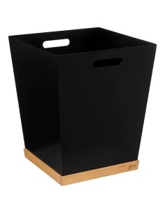 Corbeille De Bureau Bava Noir Five