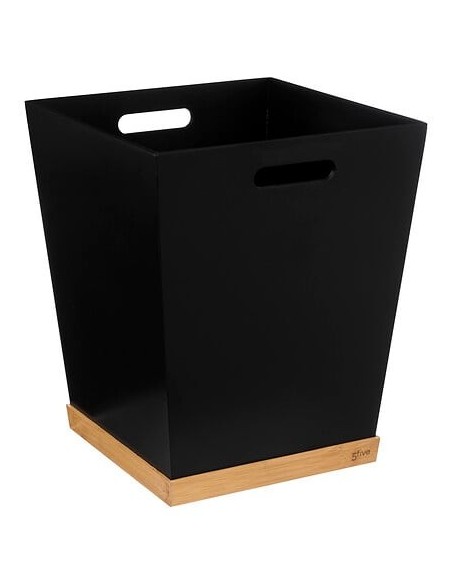 Corbeille De Bureau Bava Noir Five