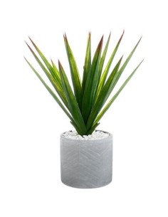 Aloe Vera Artificiel En Pot Céramique H48 Atmosphera