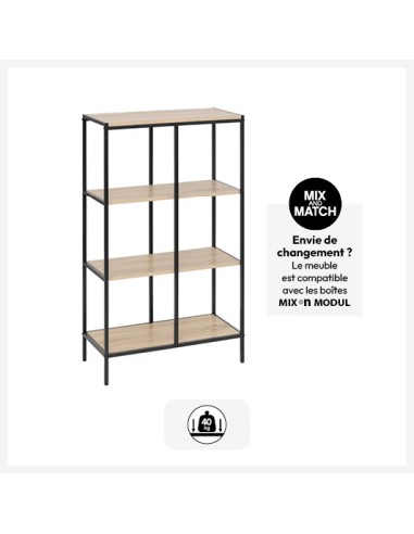 Étagère 6 Cases Aliaj Beige Five