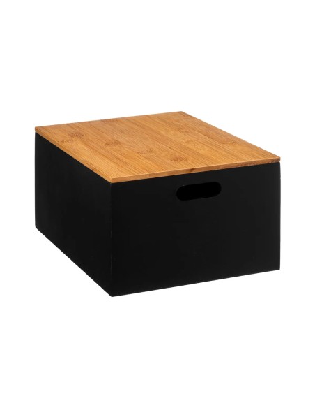 Lot De 3 Boîtes Avec couvercle En Bambou Five