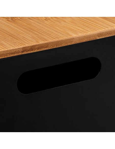 Lot De 3 Boîtes Avec couvercle En Bambou Five