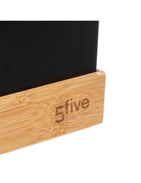 Corbeille De Bureau Bava Noir Five