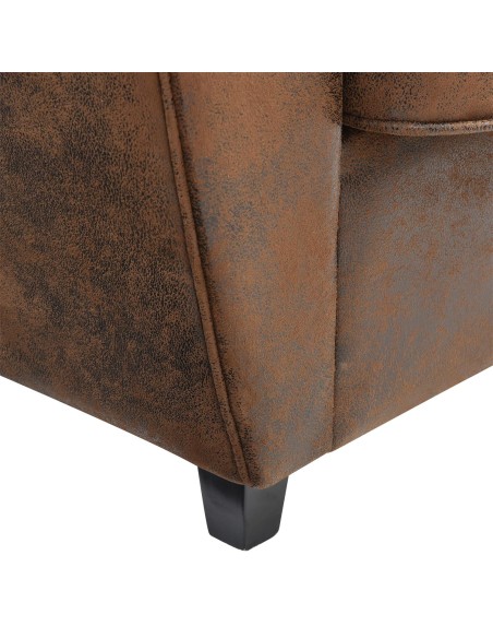 Fauteuil Club Bistrot Marron Home Deco Factory