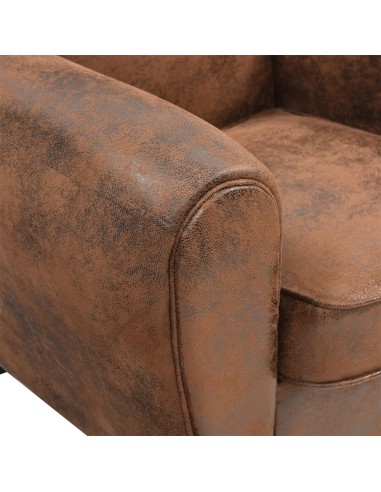 Fauteuil Club Bistrot Marron Home Deco Factory