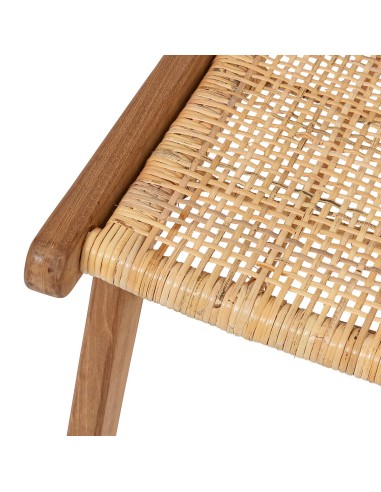 Fauteuil En Rotin Teck Timor Beige Atmosphera