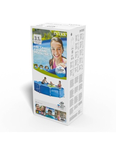 Petite Piscine Tubulaire En Métal Ronde 305x76 Intex