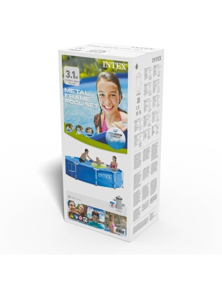 Petite Piscine Tubulaire En Métal Ronde 305x76 Intex