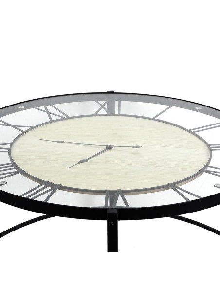 Table Horloge Dia D90 Noire Home Deco Factory