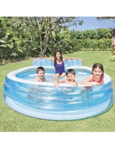 Piscine Familiale Avec Banquette Intégrée Intex 2