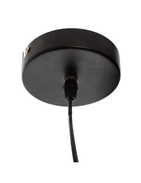 Suspension En Métal Et Rotin Alara Noir Atmosphera