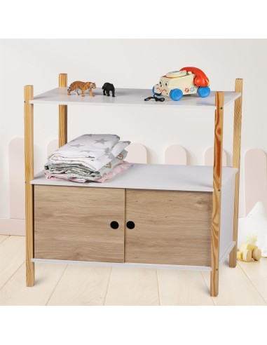 Armoire Pour Enfant Avec 2 Portes Coulissantes Judy Wild