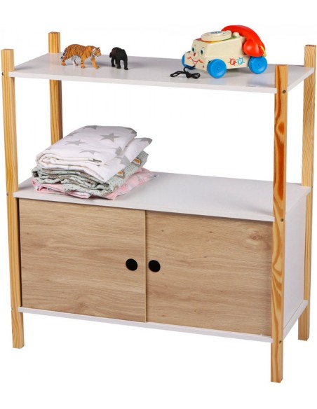 Armoire Pour Enfant Avec 2 Portes Coulissantes Judy Wild