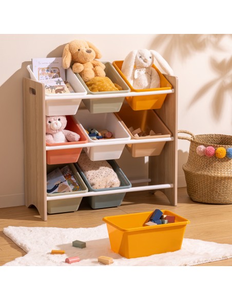 Meuble De Rangement Avec 9 Bacs Multicolore Atmosphera