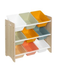 Meuble De Rangement Avec 9 Bacs Multicolore Atmosphera