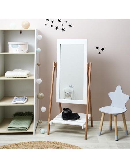 Miroir Sur Pied Bella Blanc Home Deco Kids