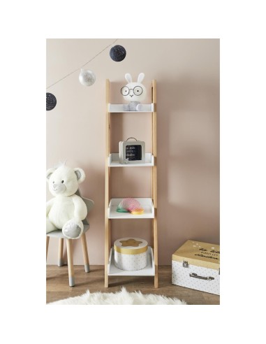 Étagère Enfant Tim 4 Étages Blanc Home Deco Kids