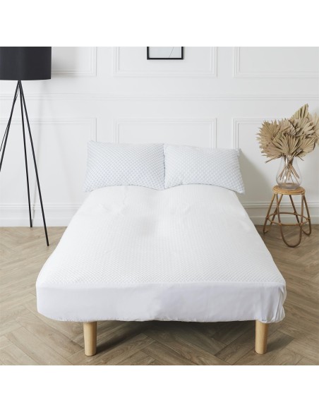 Housse De Matelas Rafraîchissante 140x200 Home Deco Factory
