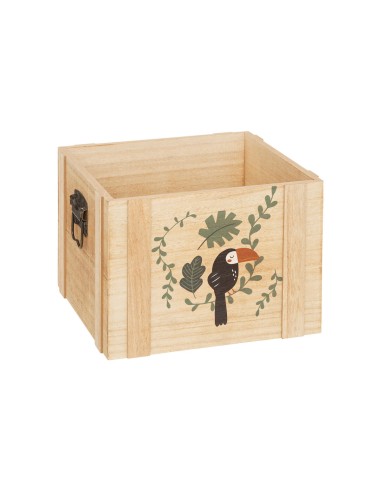 Lot De 3 Cagettes En Bois Jungle Atmosphera For Kids