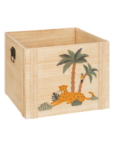 Lot De 3 Cagettes En Bois Jungle Atmosphera For Kids