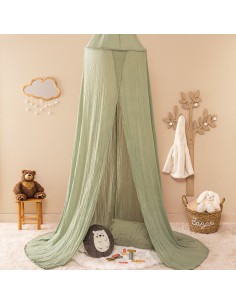 Ciel De Lit Pour Enfant Double Gaze Vert Atmosphera 2