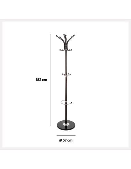 Porte Manteaux Et Parapluies En Métal Blanc Five