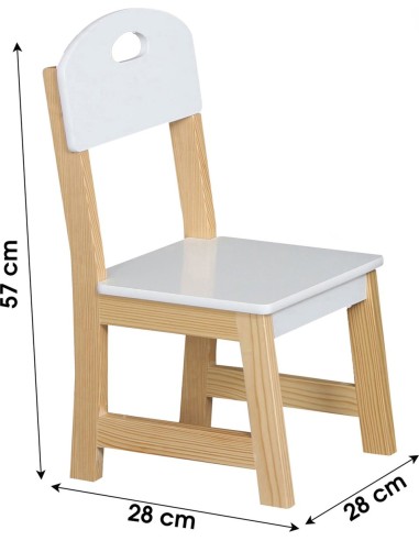 Sweet Chaise Blanche Pour Enfant Judy Wild