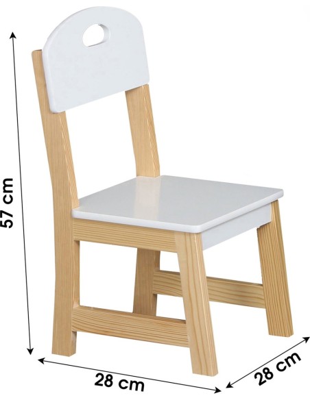 Sweet Chaise Blanche Pour Enfant Judy Wild