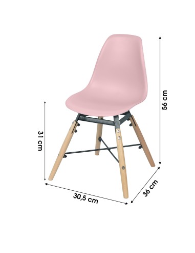 Chaise Pour Enfant Rose Home Deco Kids