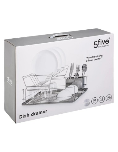 Égouttoir À Vaisselle 2 Niveaux En Inox Five