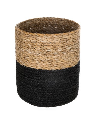 Lot De 4 Paniers En Jute Noir Atmosphera