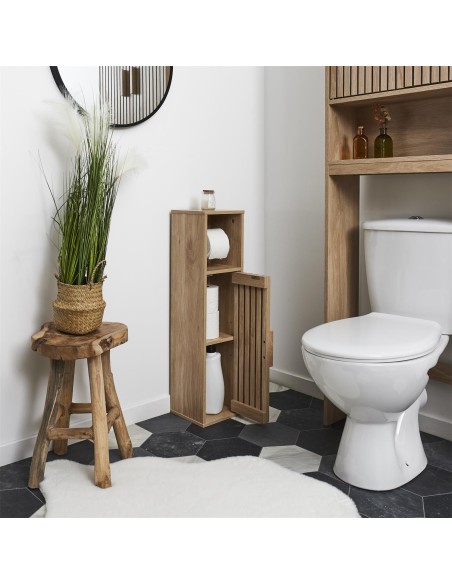 Meuble Dérouleur Papier WC Klaus Marron Home Deco Factory