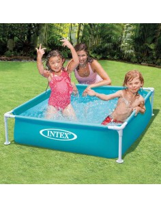Piscine Mini Cadre Acier Bleu Intex 2