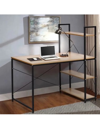 Bureau Avec Étagère 3 Niveaux Colorado Five