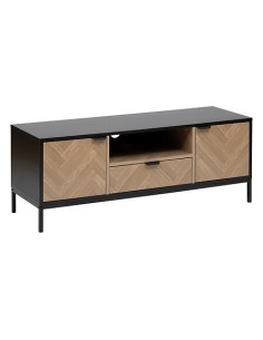 Meuble TV Chevrons Noir Five