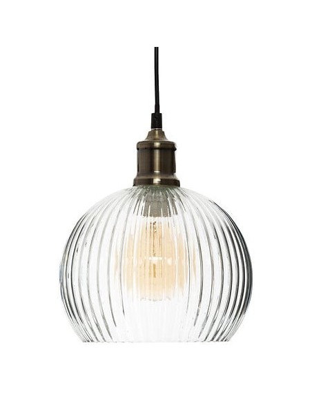 Suspension Laye En Verre D20 Transparent Atmosphera