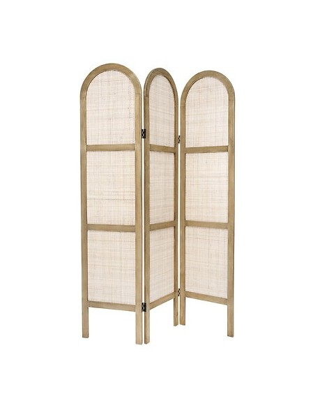 Paravent Cannage Sana H170 Beige Atmosphera