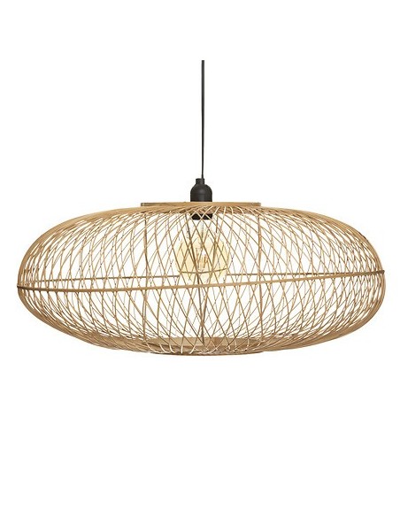 Suspension En Bambou Loren D60 Naturel Atmosphera