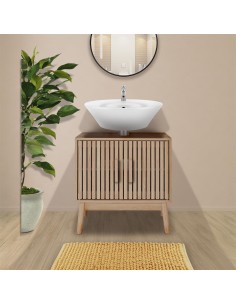 Meuble Sous Vasque Klaus Marron Home Deco Factory 2