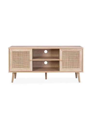 Meuble TV Bali Avec 2 Portes Beige Atmosphera