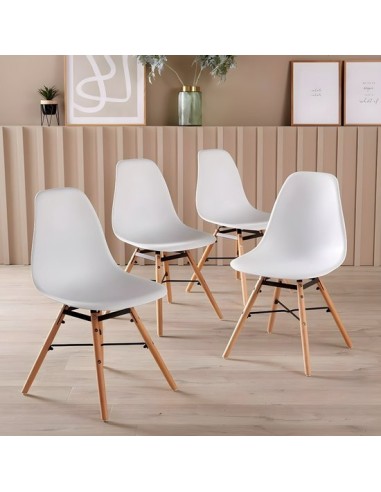 Chaise De Table Jena Blanche Atmosphera