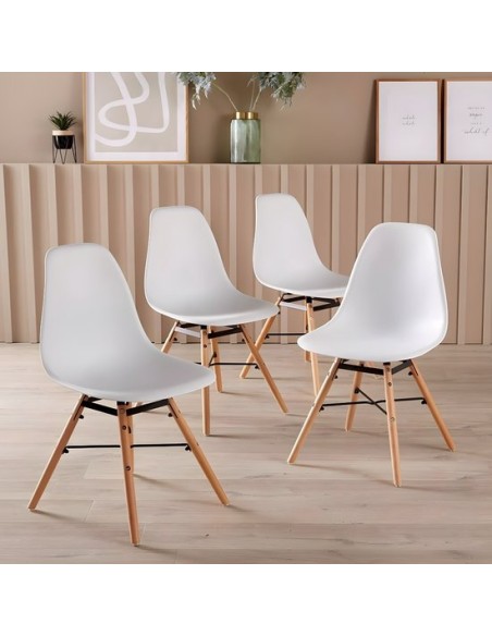 Chaise De Table Jena Blanche Atmosphera