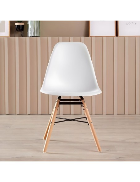 Chaise De Table Jena Blanche Atmosphera