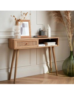 Console Avec 1 Tiroir Bali Beige Atmosphera 2