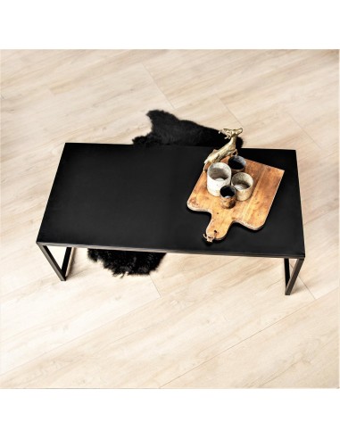 Table Basse En Métal Noir Atmosphera