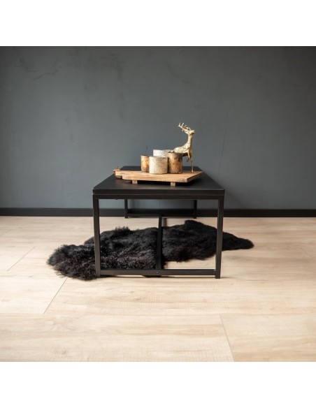 Table Basse En Métal Noir Atmosphera