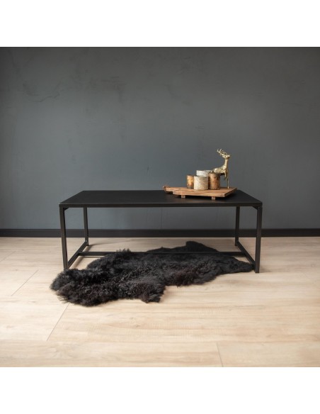 Table Basse En Métal Noir Atmosphera