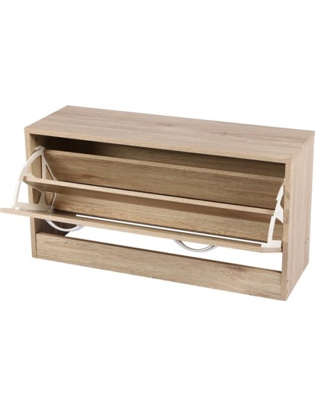 Meuble Range Chaussures Pratik Avec 1 Porte Beige Five