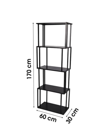 Bibliothèque 5 Niveaux Avec Structure En Métal Five
