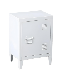 Casier En Métal Avec 1 porte Industriel Blanc Atmosphera